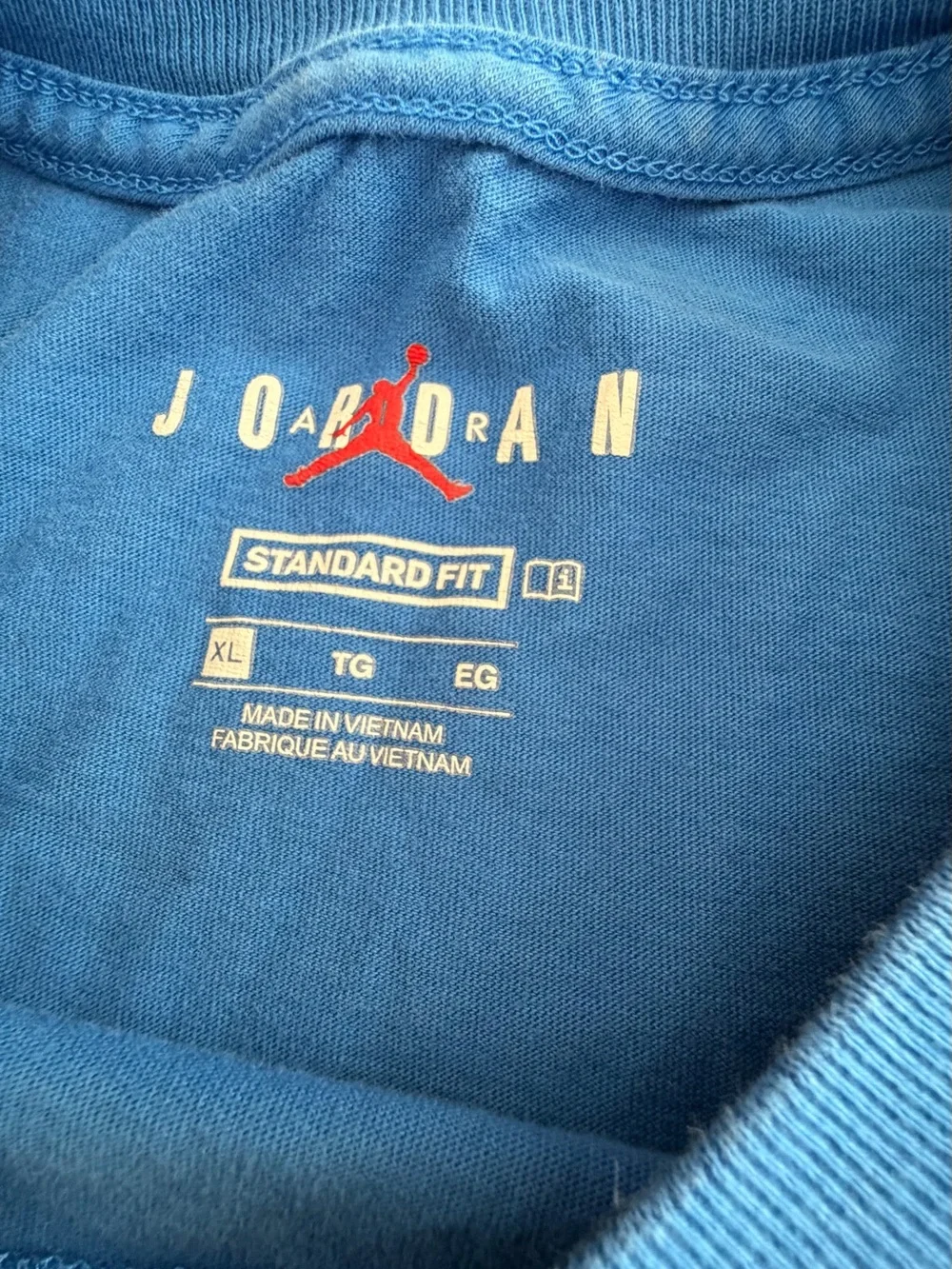 Nike Air Jordan Jumpman All Over Print T Shirt Blue Mens Size XL